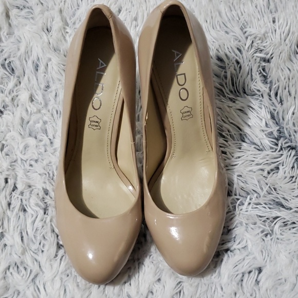 ALDO WOMEN'S BEIGE PLATFORM HIGH HEELS SIZE 6 - Picture 6 of 8